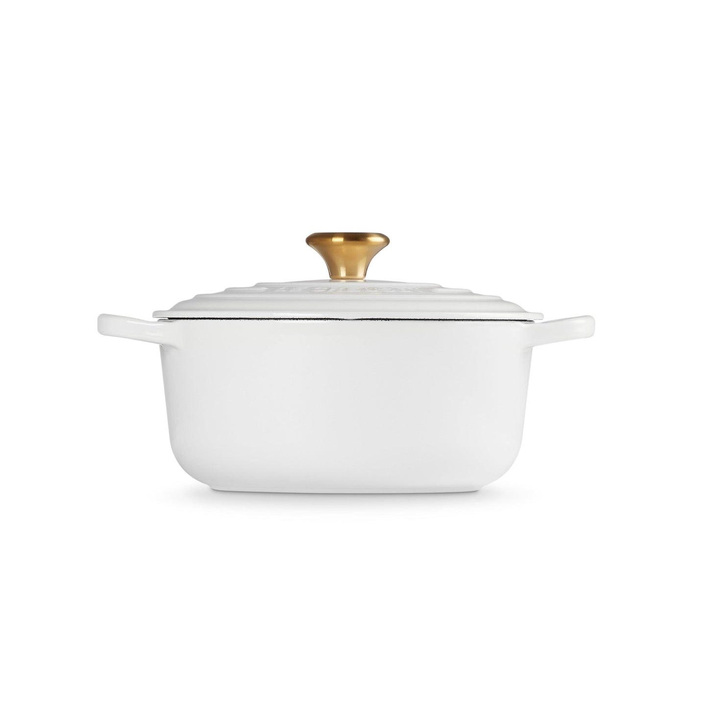 Le Creuset Signature Cast Iron Round Casserole 20cm White
