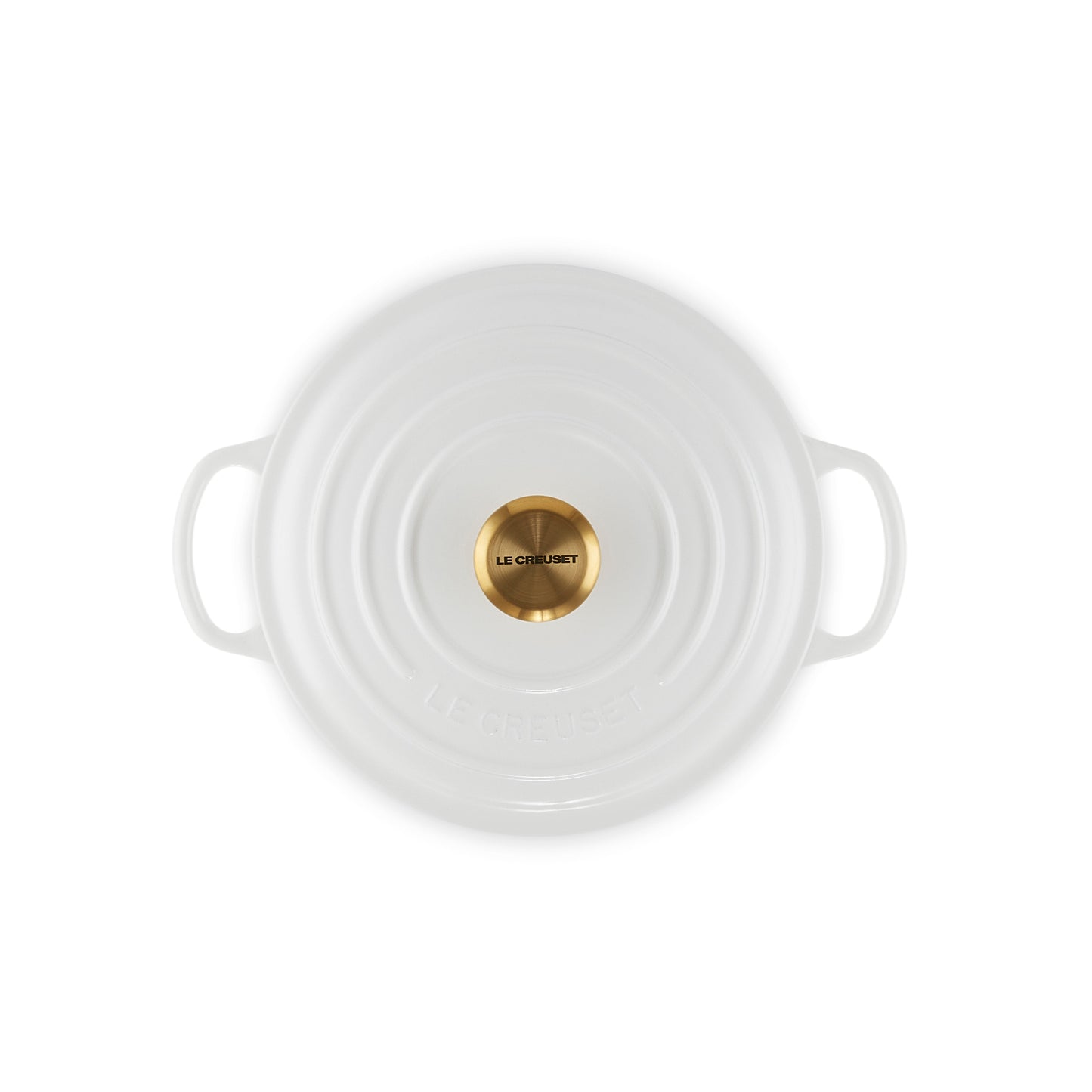 Le Creuset Signature Cast Iron Round Casserole 20cm White