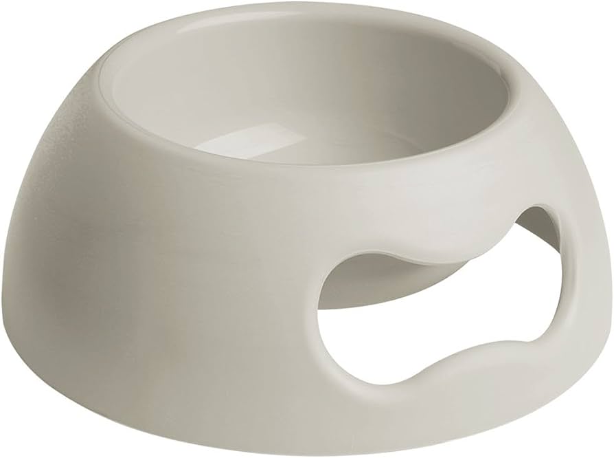 Pappy Bone Dog Bowl Dove Grey