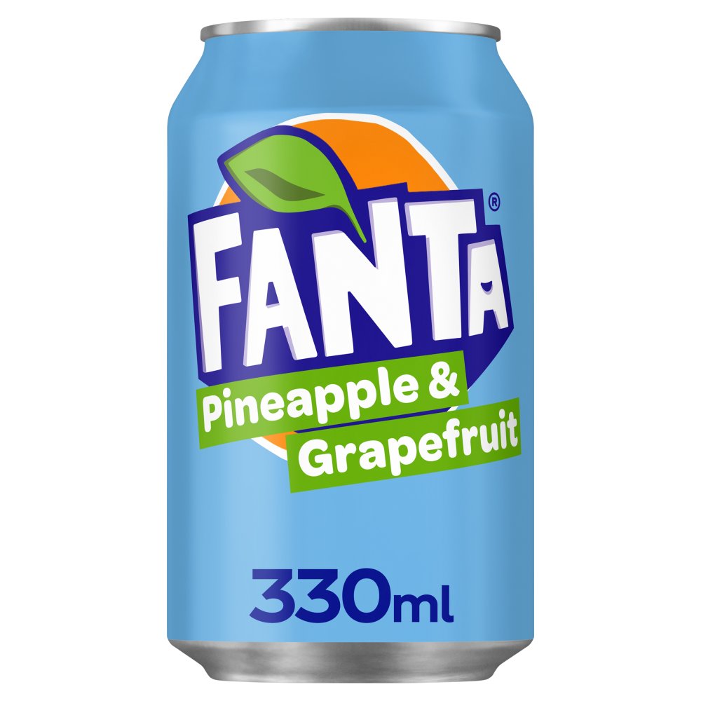 Fanta Pineapple & Grapefruit 330ml, Case 24