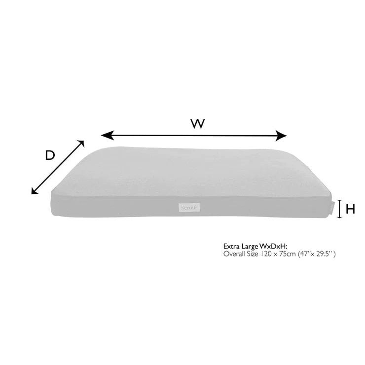 Scruffs Harvard Memory Foam Mattress - Graphite Grey