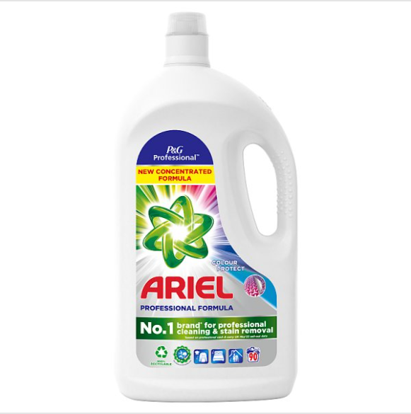 Ariel Professional Washing Liquid Colour, 90 washes 4.05L - Case of 1