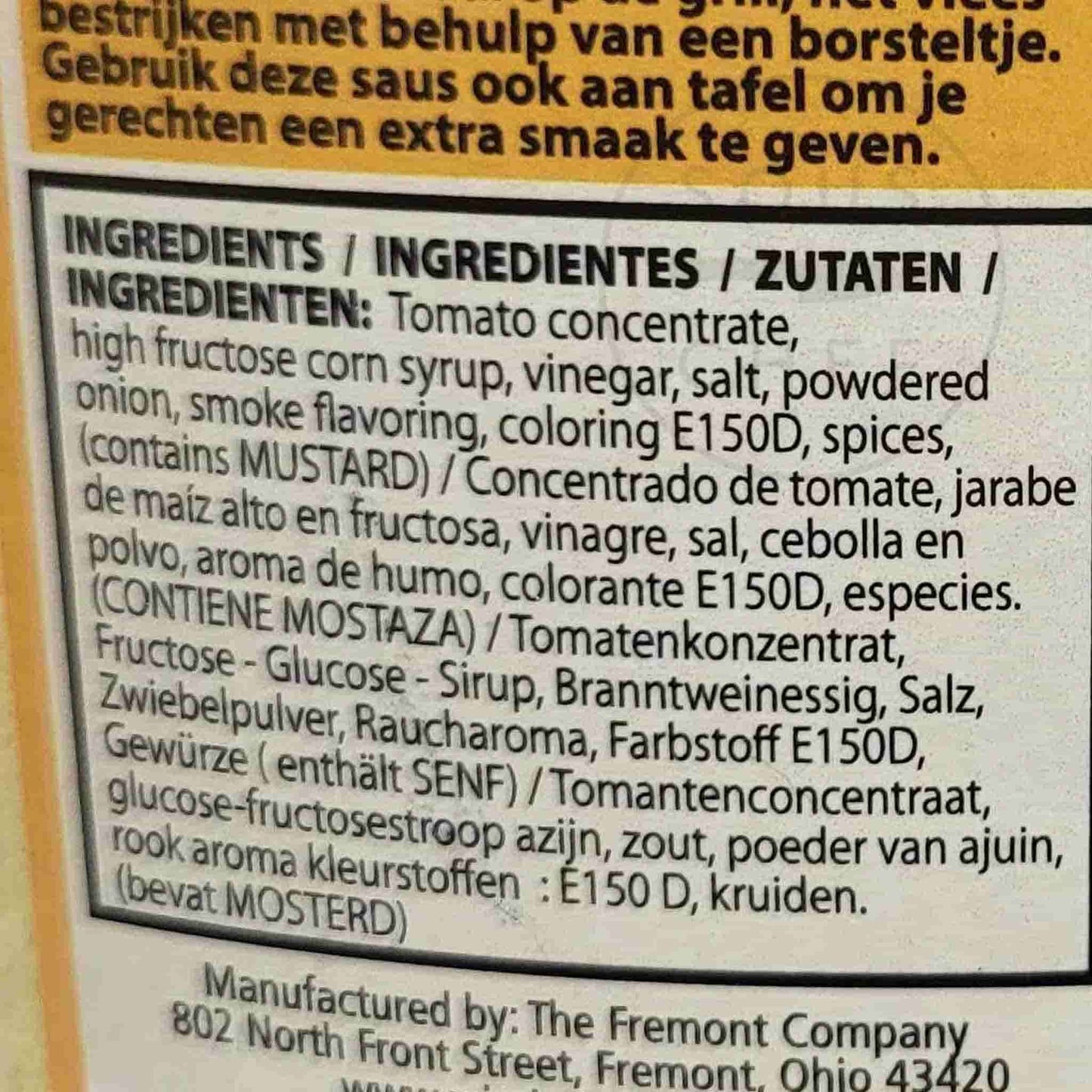 Mississippi Bbq Sauce Original, 510g