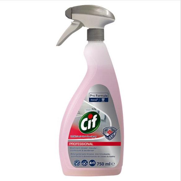 Cif 4in1 Bathroom Spray 750ml - Case of 1