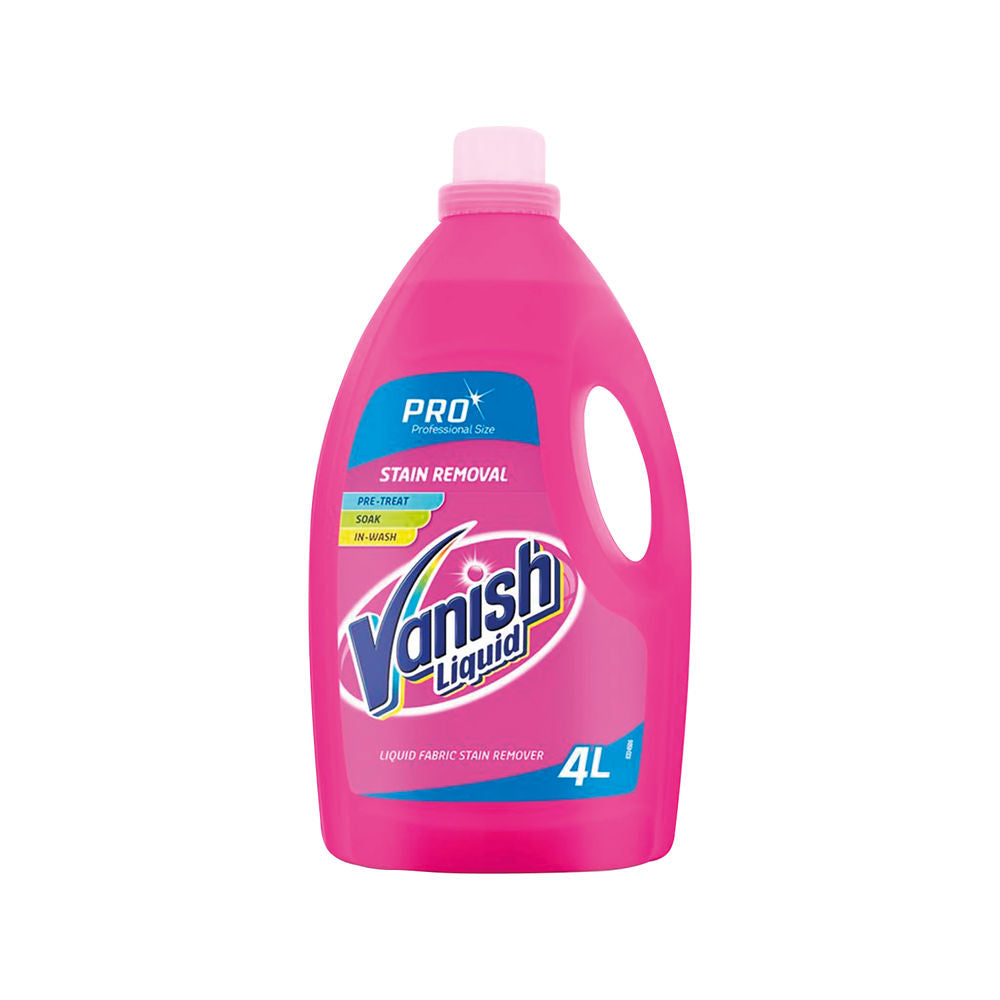 Vanish Professional Range Liquid Fabric Stain Remover 4L