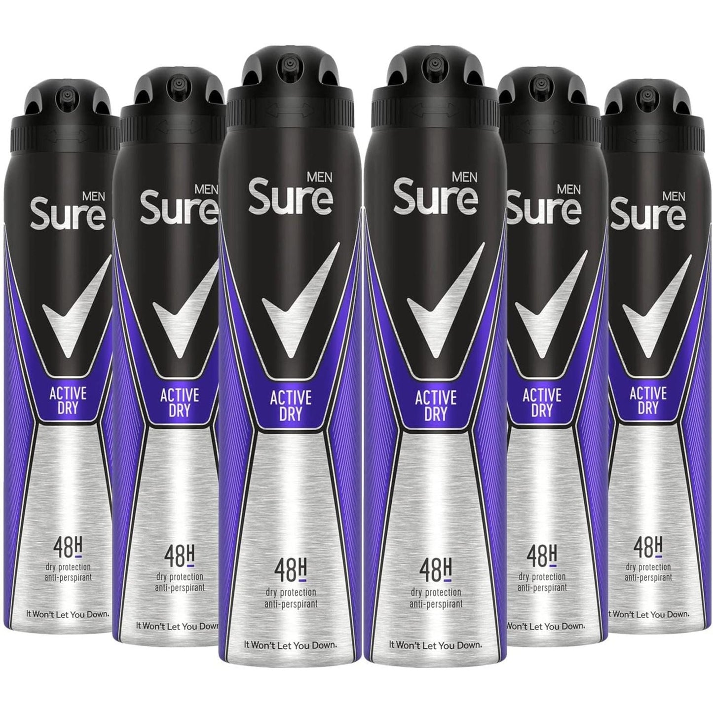 Sure Men Motionsense Active Dry Anti-perspirant 48h 250ml (Box of 6)