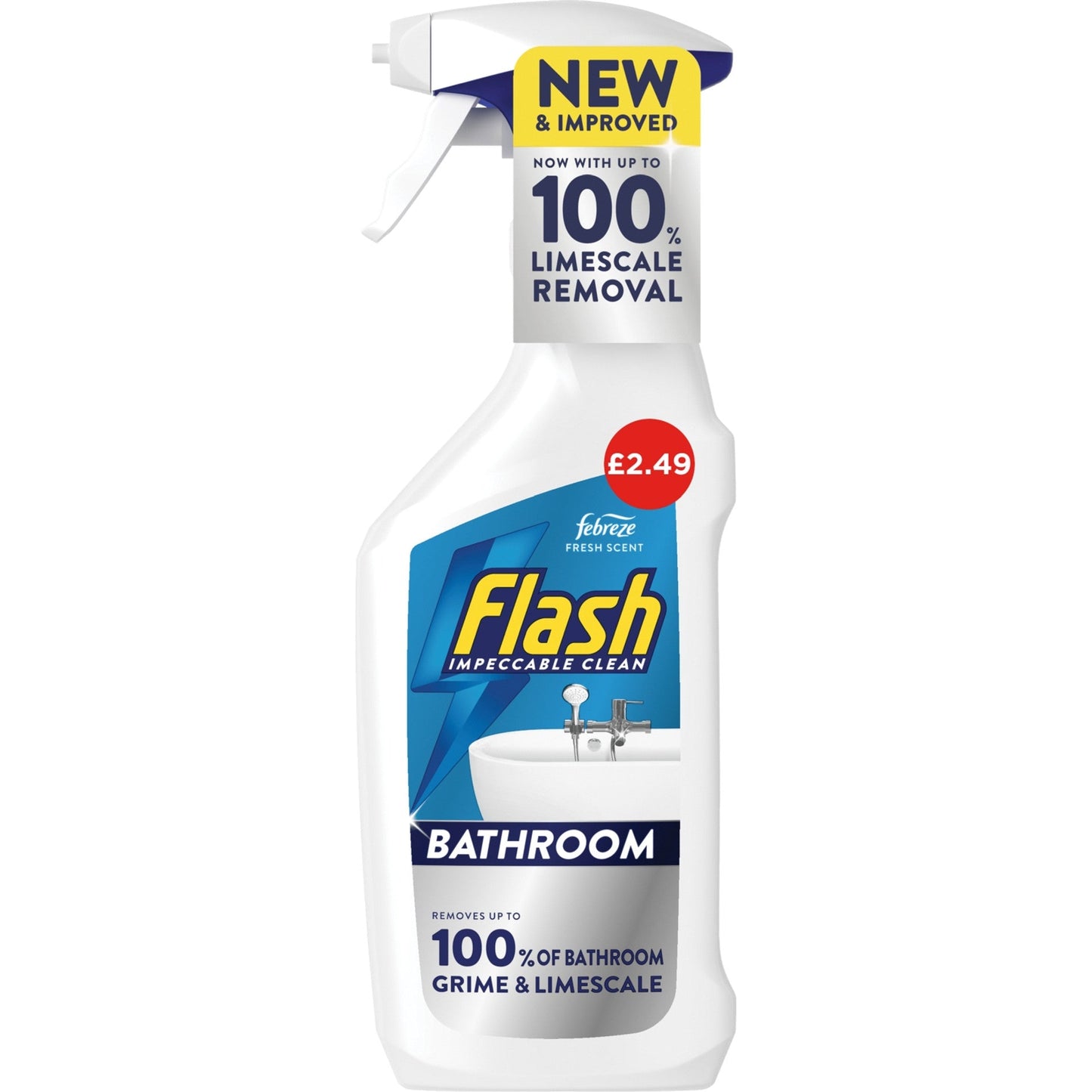 Flash Bathroom Cleaning Spray 500ml Case of 10