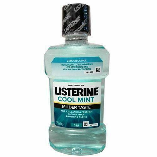 Listerine Cool Mint Mouthwash Milder Taste 250ml