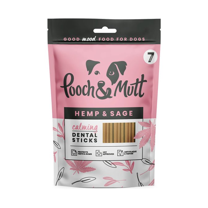 Pooch & Mutt Calming Dental Sticks for Dogs 7pk