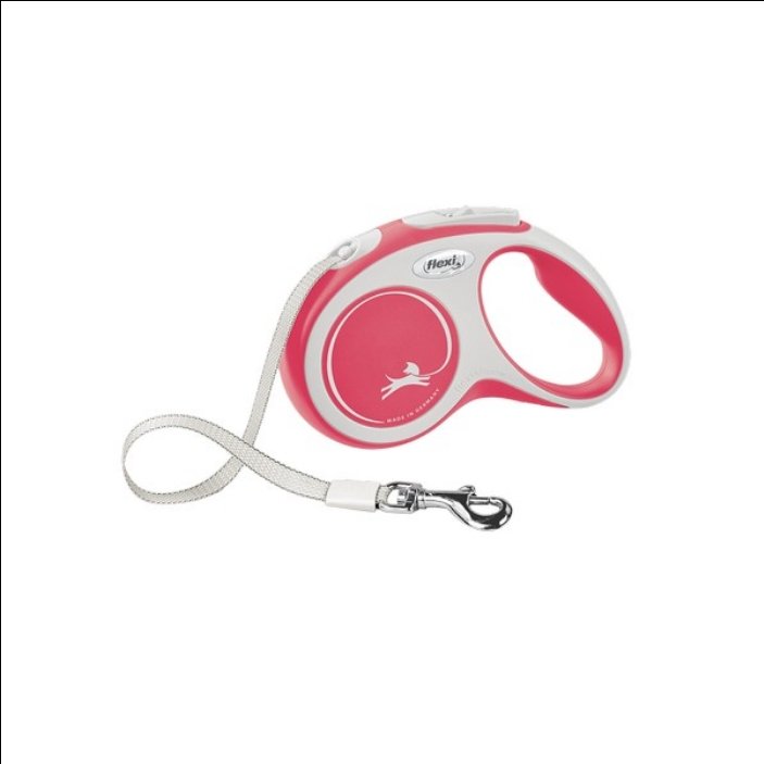 Red Flexi New Comfort Retractable Dog Lead