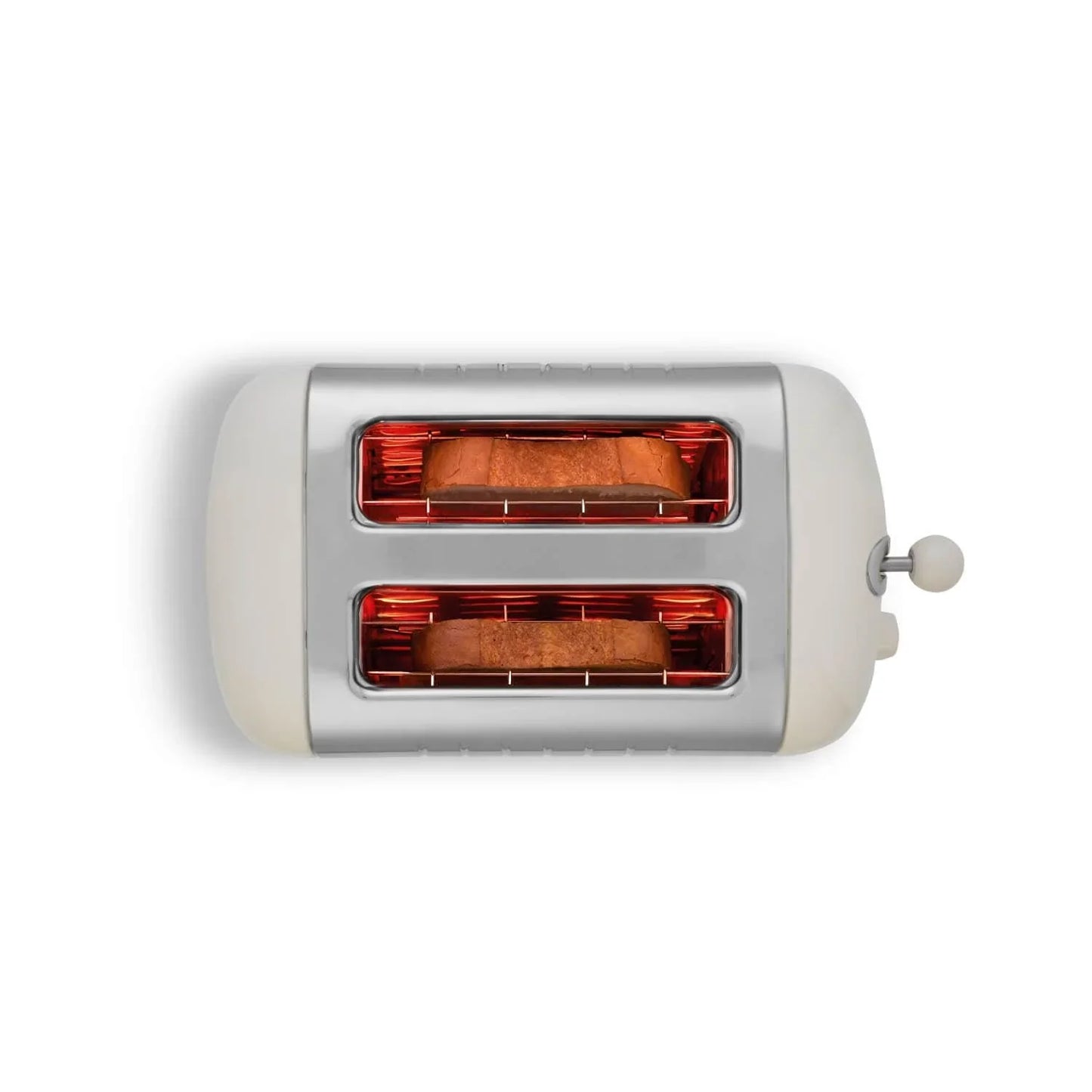 Dualit 2 Slice Toaster In Canvas White