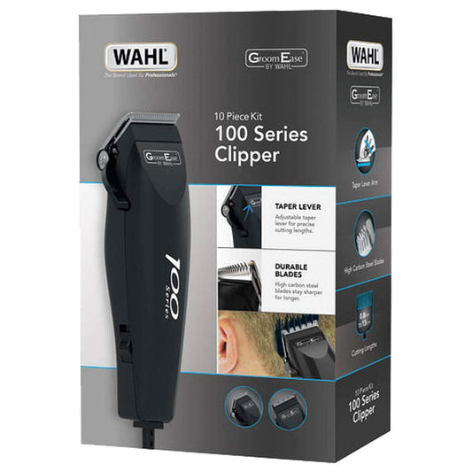 Wahl 100 Series Mains Hair Clipper Set - Black