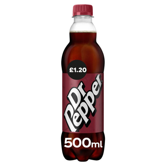 Dr Pepper 500ml [PM £1.20] Case of 12