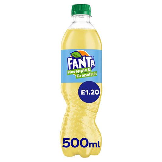 Fanta Pineapple & Grapefruit 500ml [PM £1.20 ], Case of 12