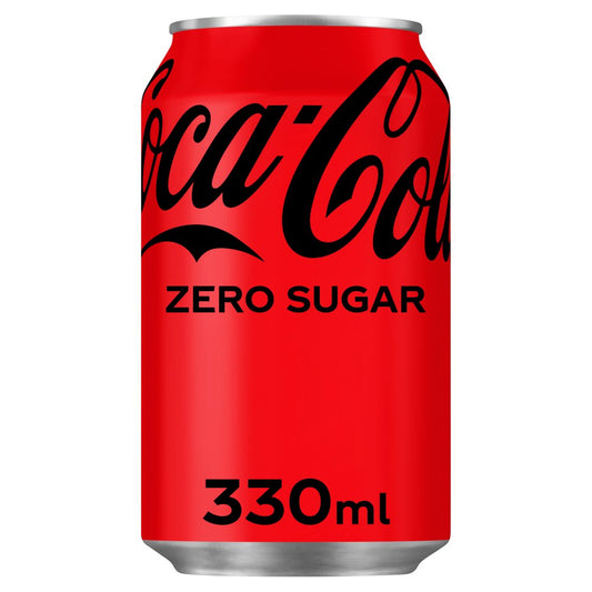 Coca-Cola Zero Sugar 330ml, Case of 12