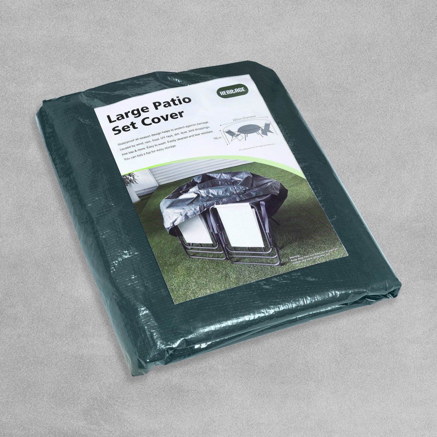 Heritage Large Patio Set Cover - Green