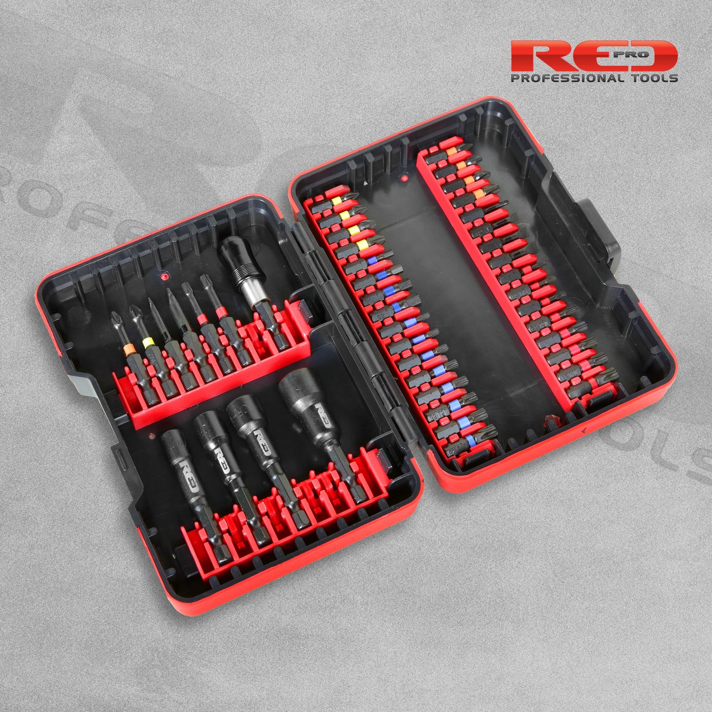Red Pro 43 Piece Impact Bit Set