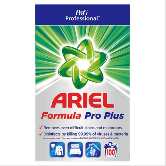 Ariel Professional Powder Detergent Antibacterial 100 Washes - Case of 1