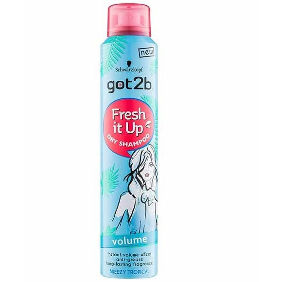 Schwarzkopf Got2b Volume Fresh It Up Breezy Tropical Dry Shampoo - 200ml