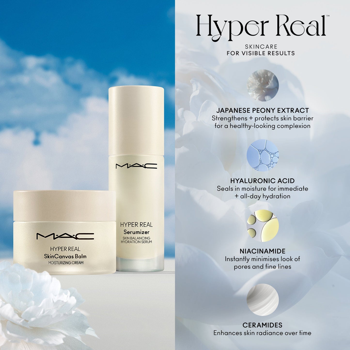 MAC Hyper Real Skincanvas Balm ™ Moisturising Cream 30ml