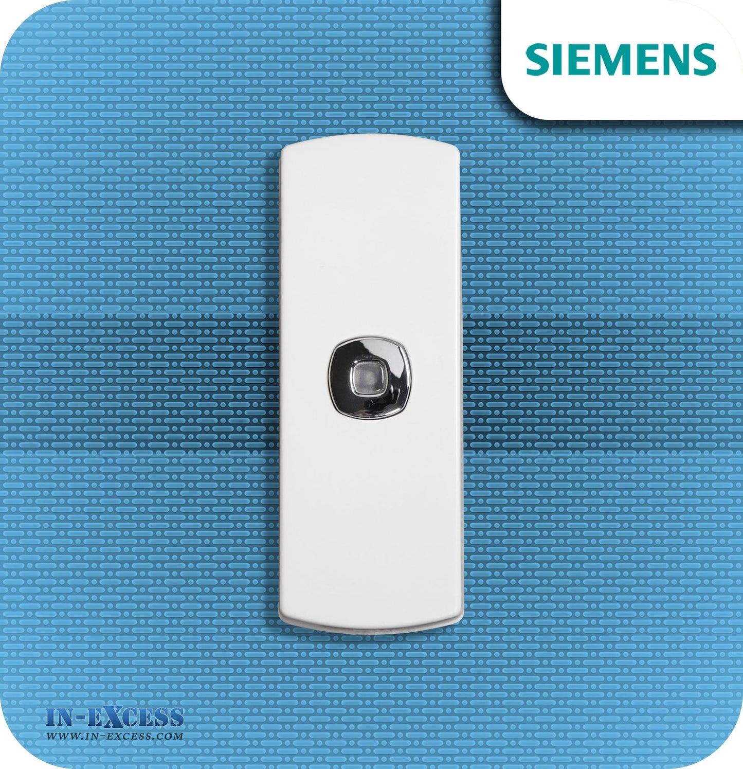 Siemens Azure Wirefree Portable Door Bell Chime Kit JSJS-216 - With JSJS-104W Bell Push (DCWF27)